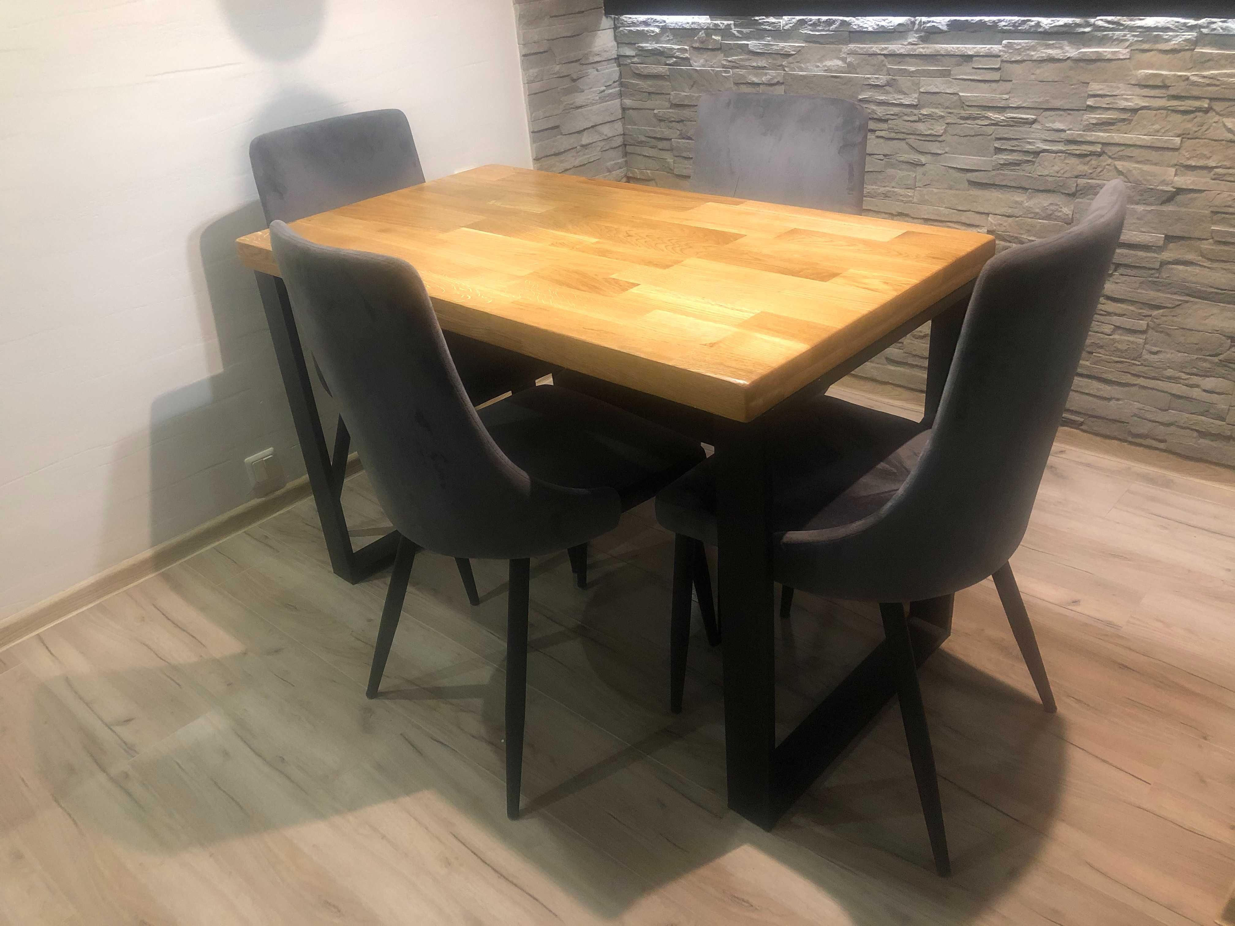 stół Industrialny, Loft lite drewno