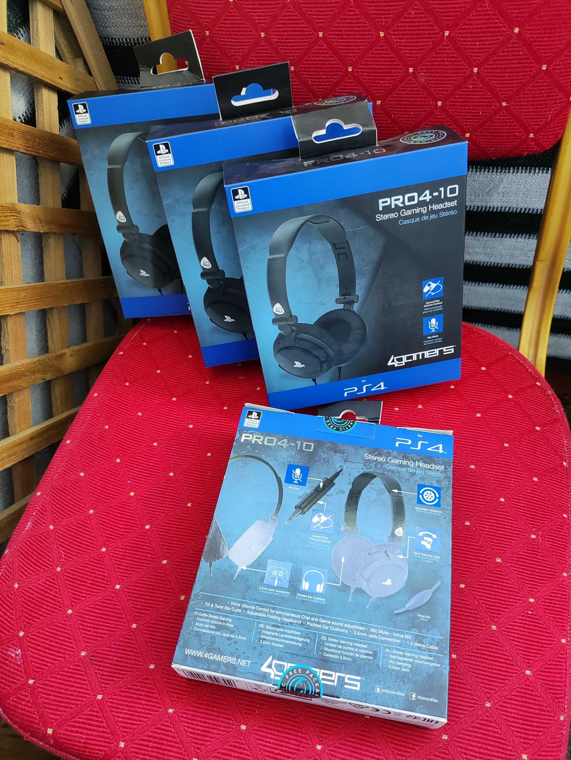 Słuchawki do konsoli Playstation 4 PS4 Pro Sony Headset z mikrofonem