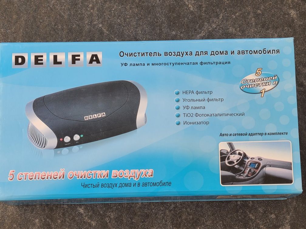 очищувач повітря DELFA (HEPA, УФ, іонізатор)