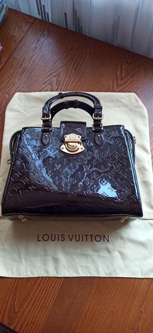 Louis Vuitton Monogram Vernis Melrose Avenue Satchel Tote Bag