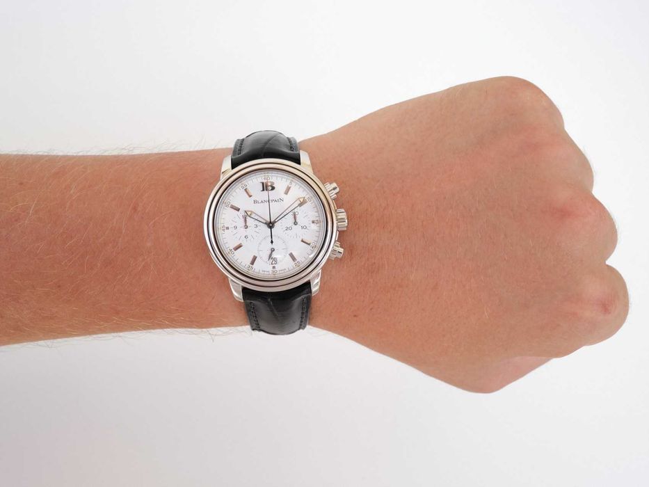 Blancpain Léman Chronograph White Dial 38mm