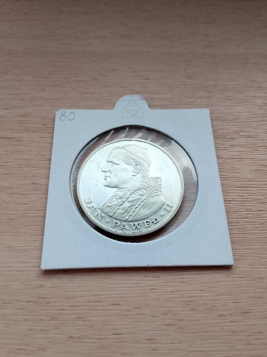Moneta . 1000 zł Papież 1983. Srebro
