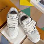 Para LV sneakersów Buty chleba Buty do deskorolki szary biały