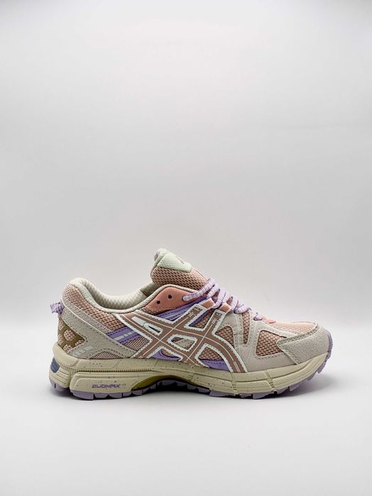 Кросівки жіночі спортивні асікс кахана рожеві бежеві asics gel kahana