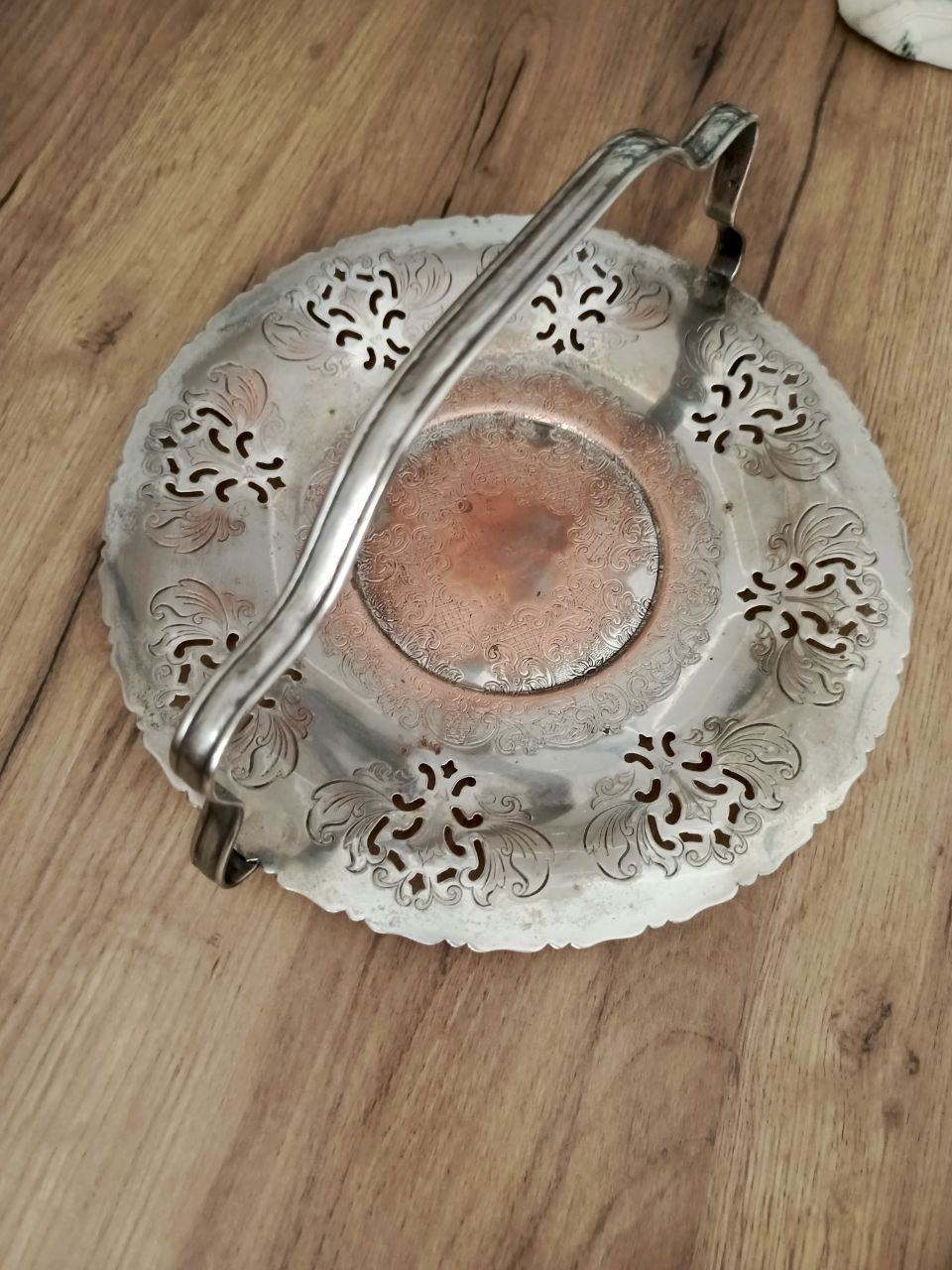 Антикварна тарілка E.P.Copper Victorian Plate Platter Silver