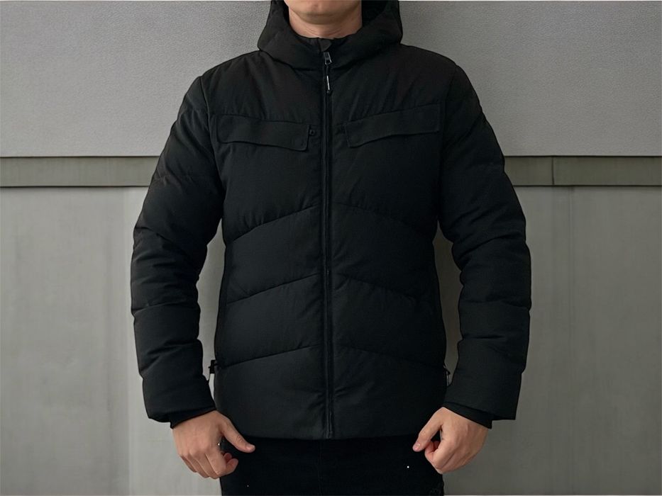 Зимняя куртка пуховик мужская Engelbert Strausse фирменная черная