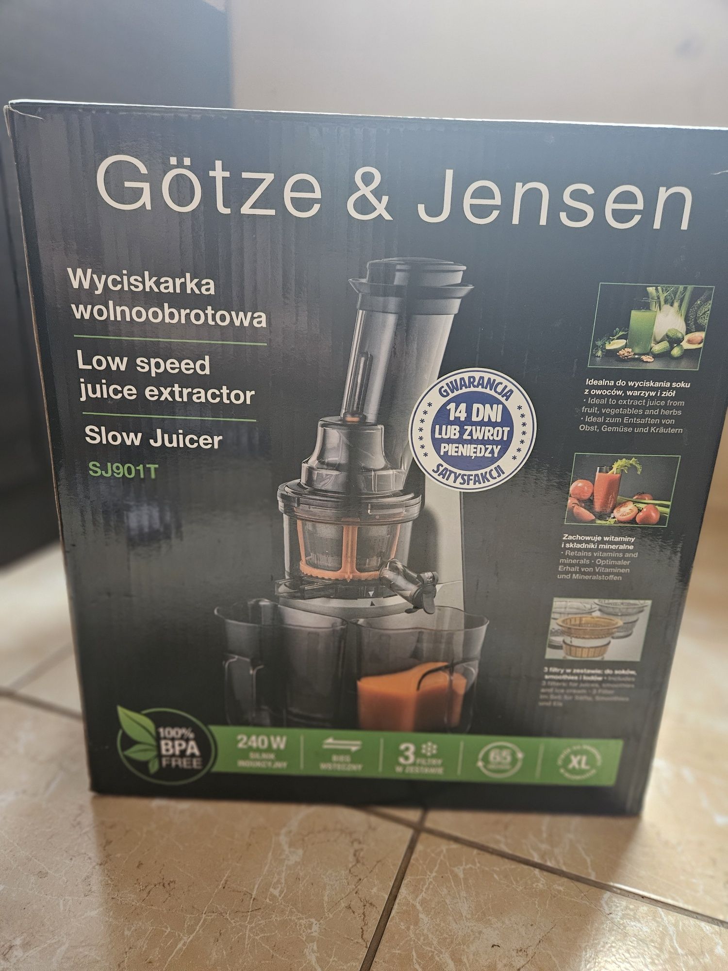 Wyciskarka wolnoobrotowa Götze & Jensen