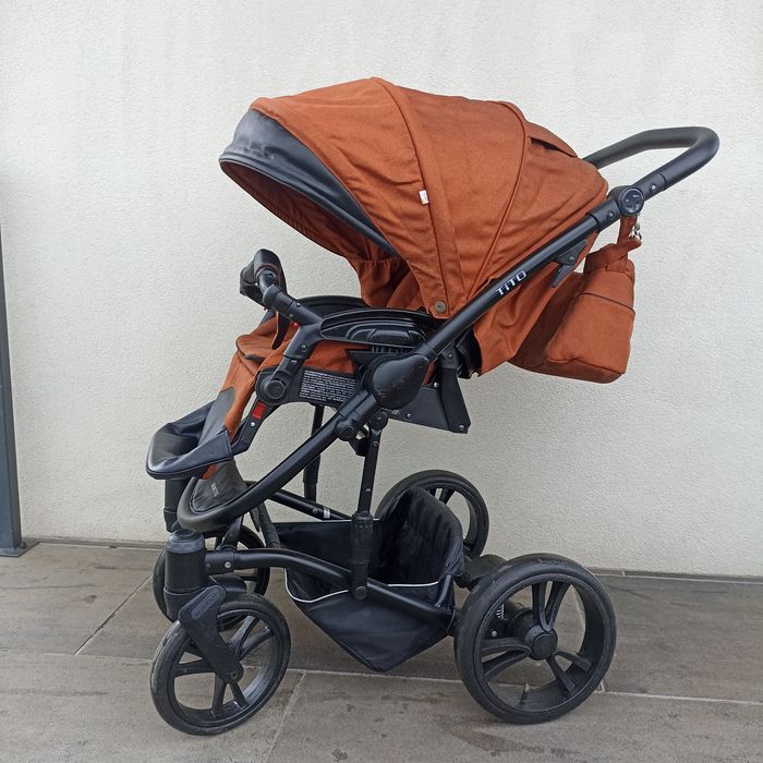 Wózek 3/1 Bebetto tito fotelik cybex cloud i size rozkladany