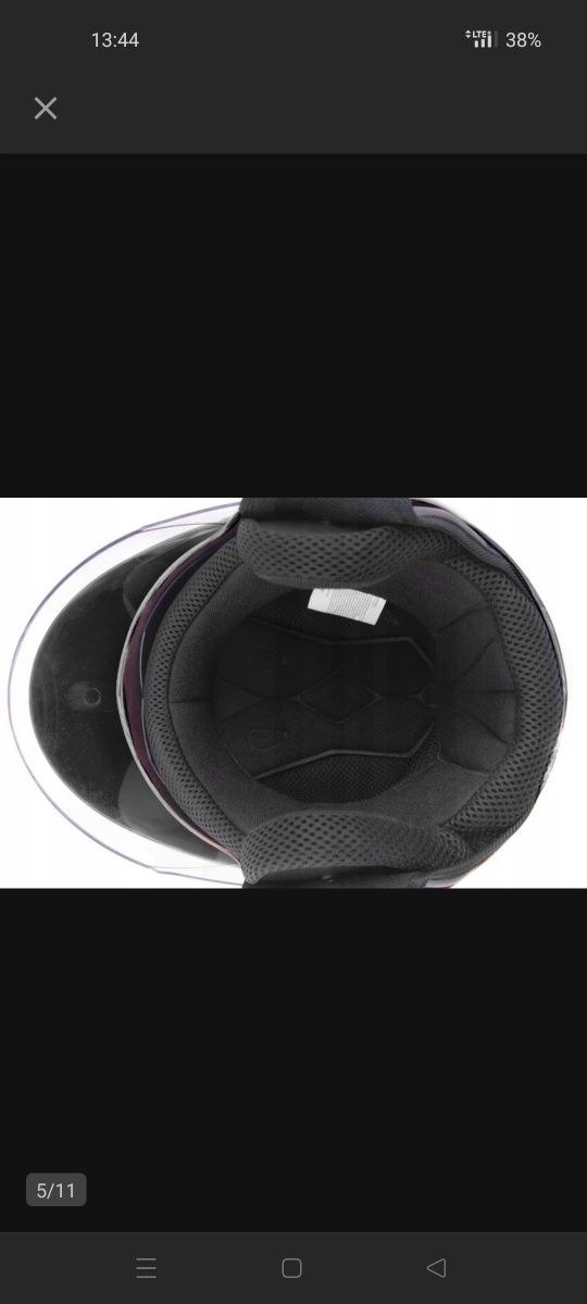 Kask motocyklowy otwarty czarny mat SKUTER QUAD MOTOR BLENDA XL