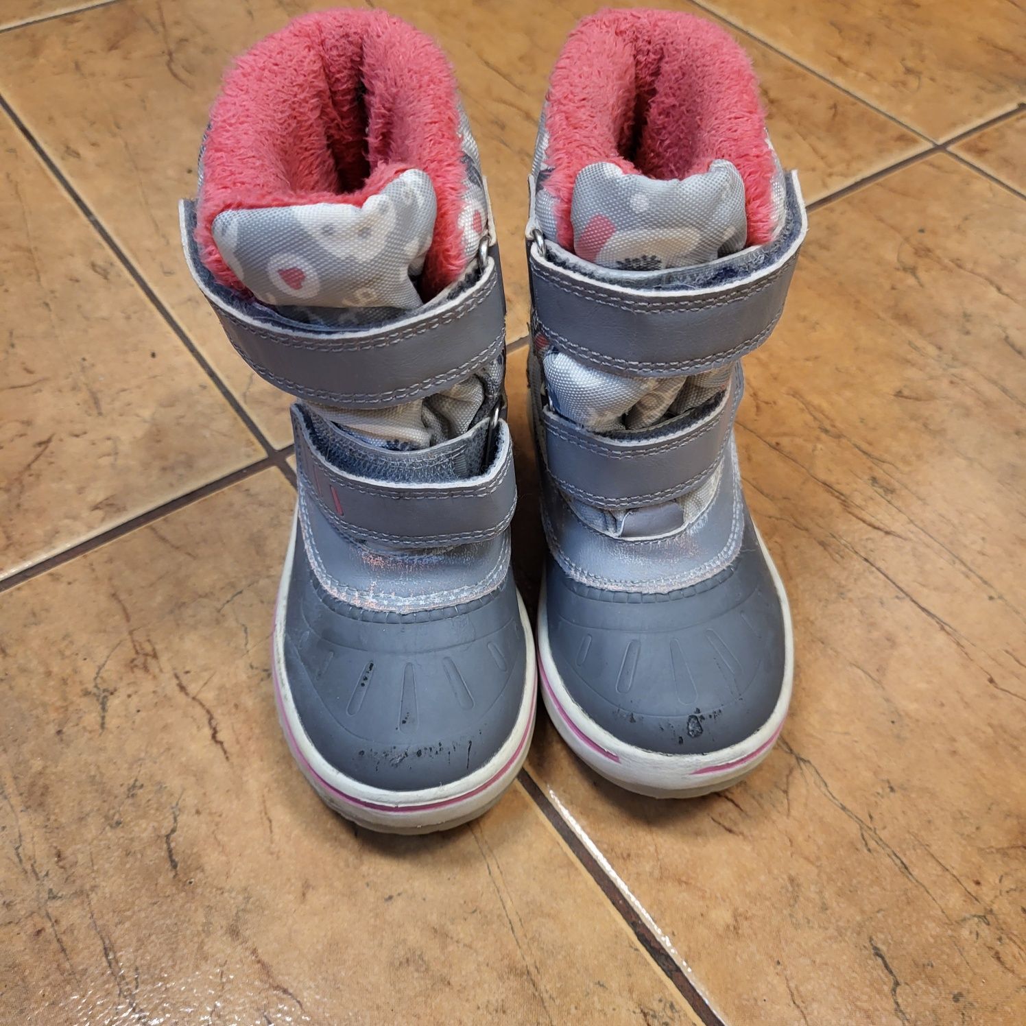 Buty zimowe śniegowce dziecięce  dla dziewczynki r 26