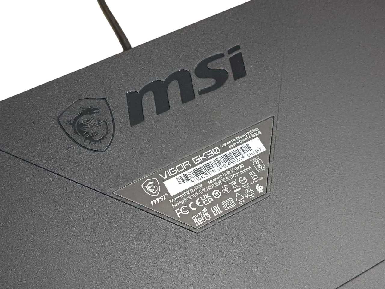 Klawiatura MSI Vigor GK30