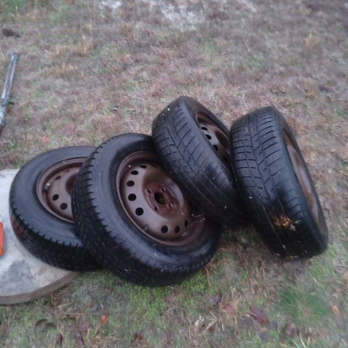 Колеса 14 зима Ланос  Гольф2 4×100