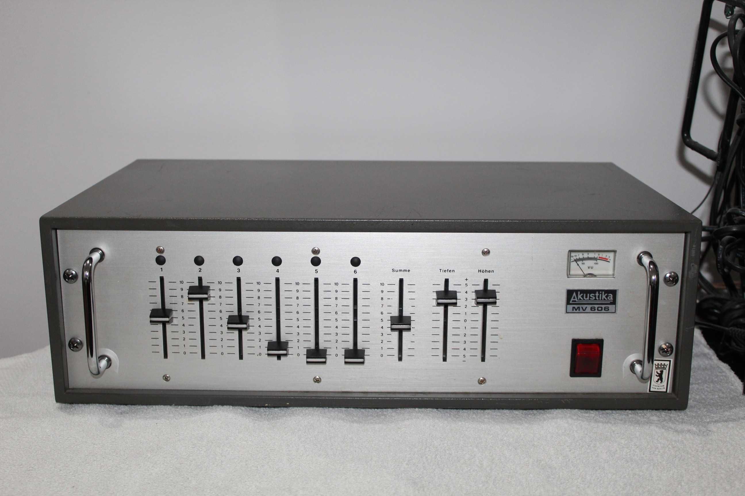AKUSTIKA MV606 Wzmacniacz końcówka mocy audiofilska vintage Wysyłka