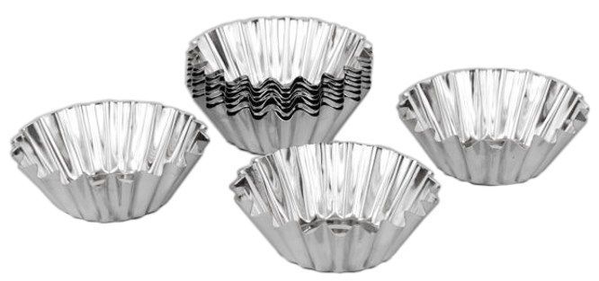 Foremki Na Babeczki Muffinki 10 Szt 65 Mm Metalowe