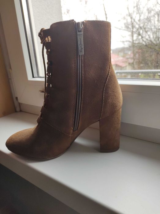 botki skóra naturalna zamsz Pepe Jeans 37,5-38