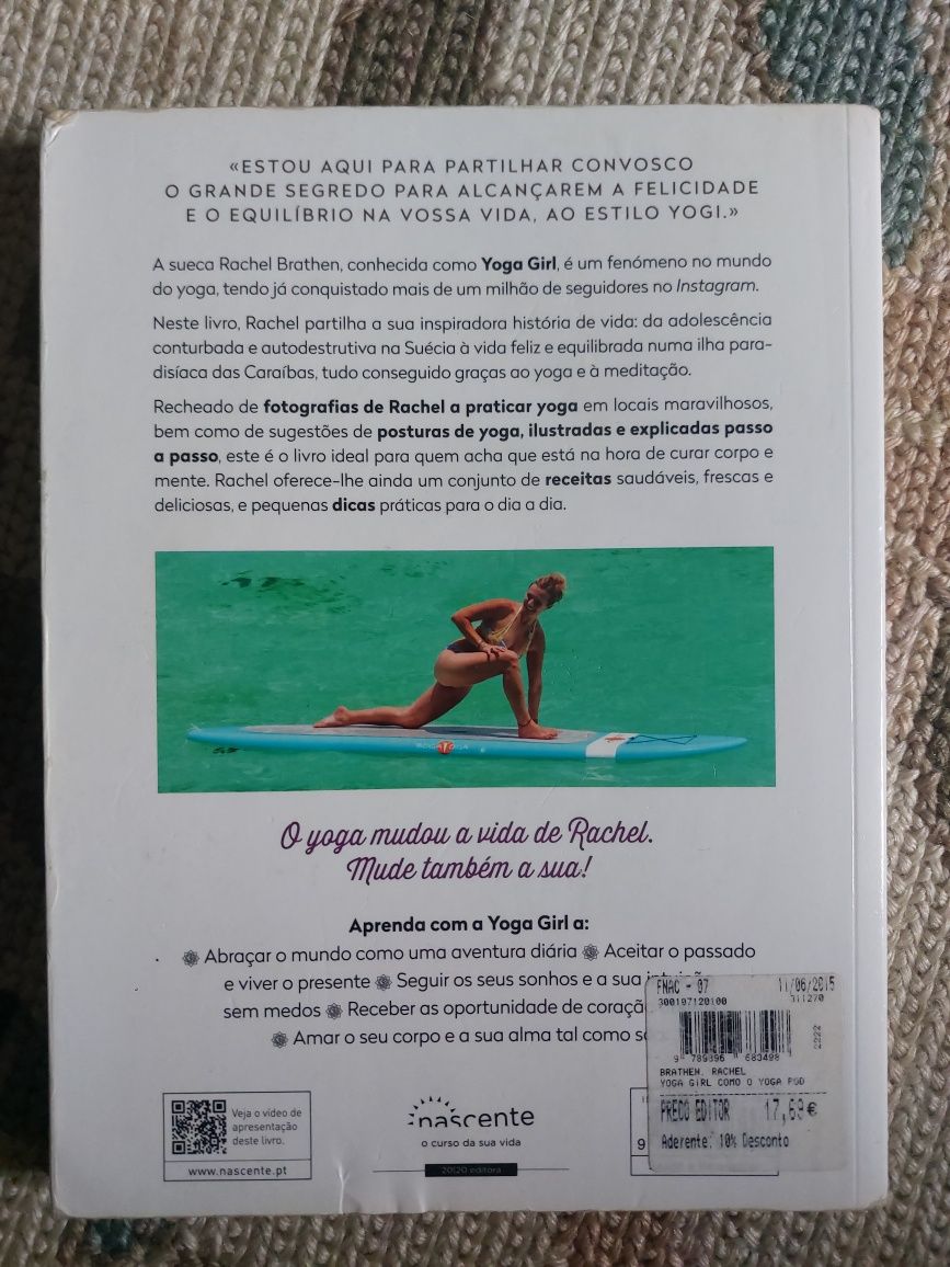Livro Yoga Girl de Rachel Brathen