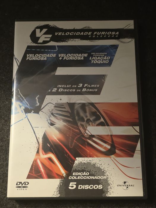 Coleção Velocidade Furiosa 1, 2 e 3