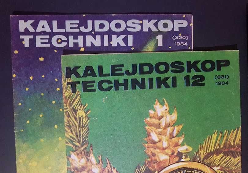 Kalejdoskop Techniki 4 egz. miesięczniki popularnotechniczne z 1984 r