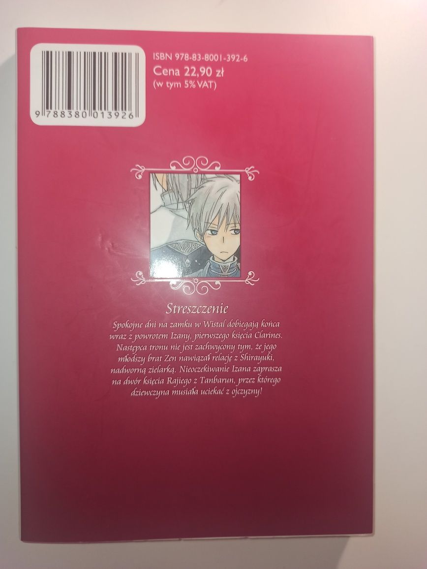 Manga Shirayuki tom 3.