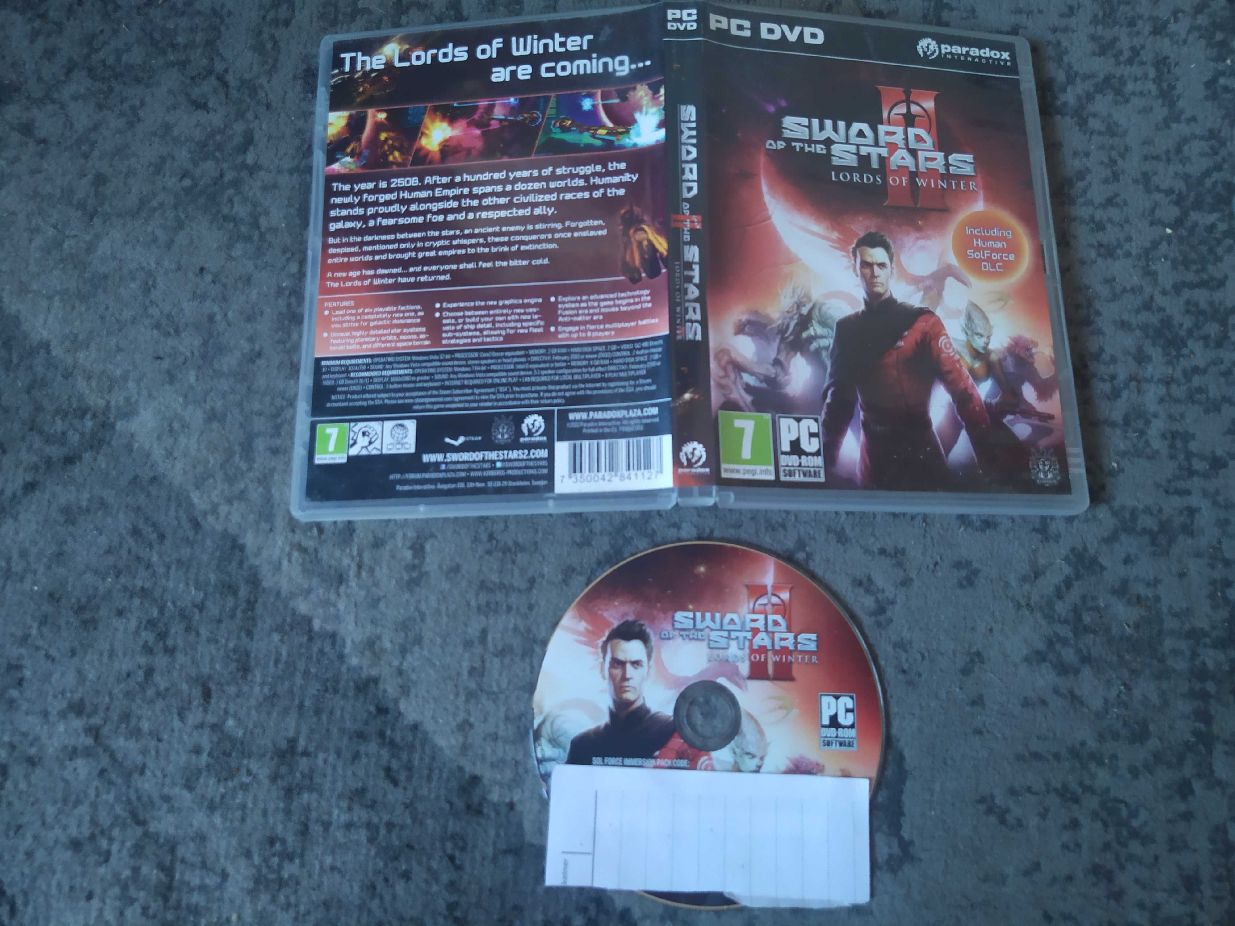 Sword of the Stars II Lords of Winter PC DVD