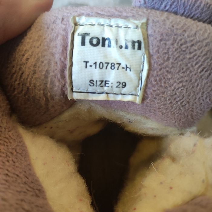 Зимові сапожки для дівчинки