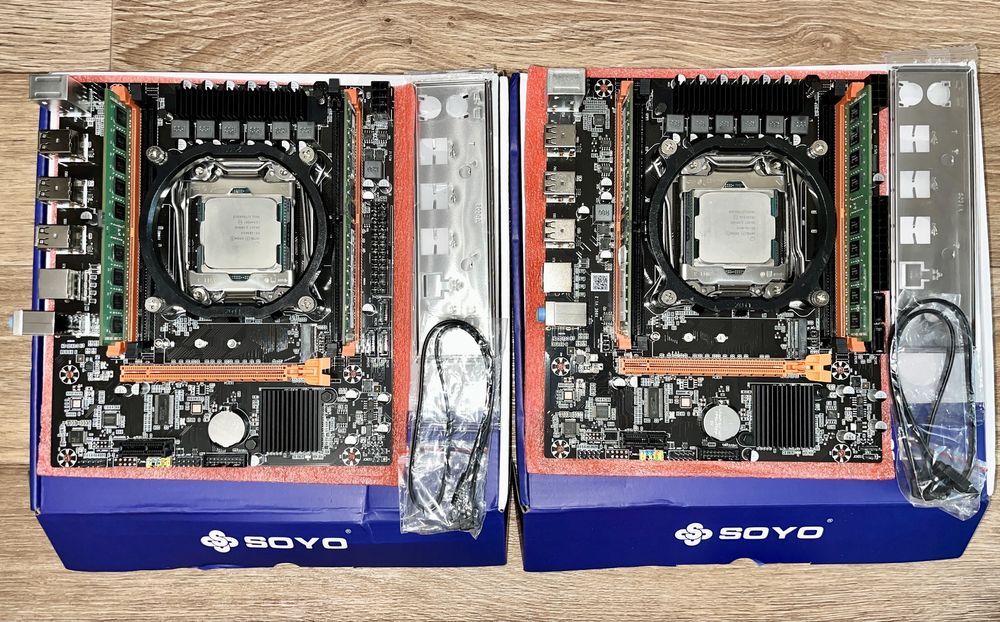 Комплект s2011 Soyo X99 D4-KN+E5-2630v4 (10 core 20 threads)+16Gb DDR4