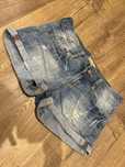 Krotkie jeansowe spodenki z przetarciami Bershka 34 XS
