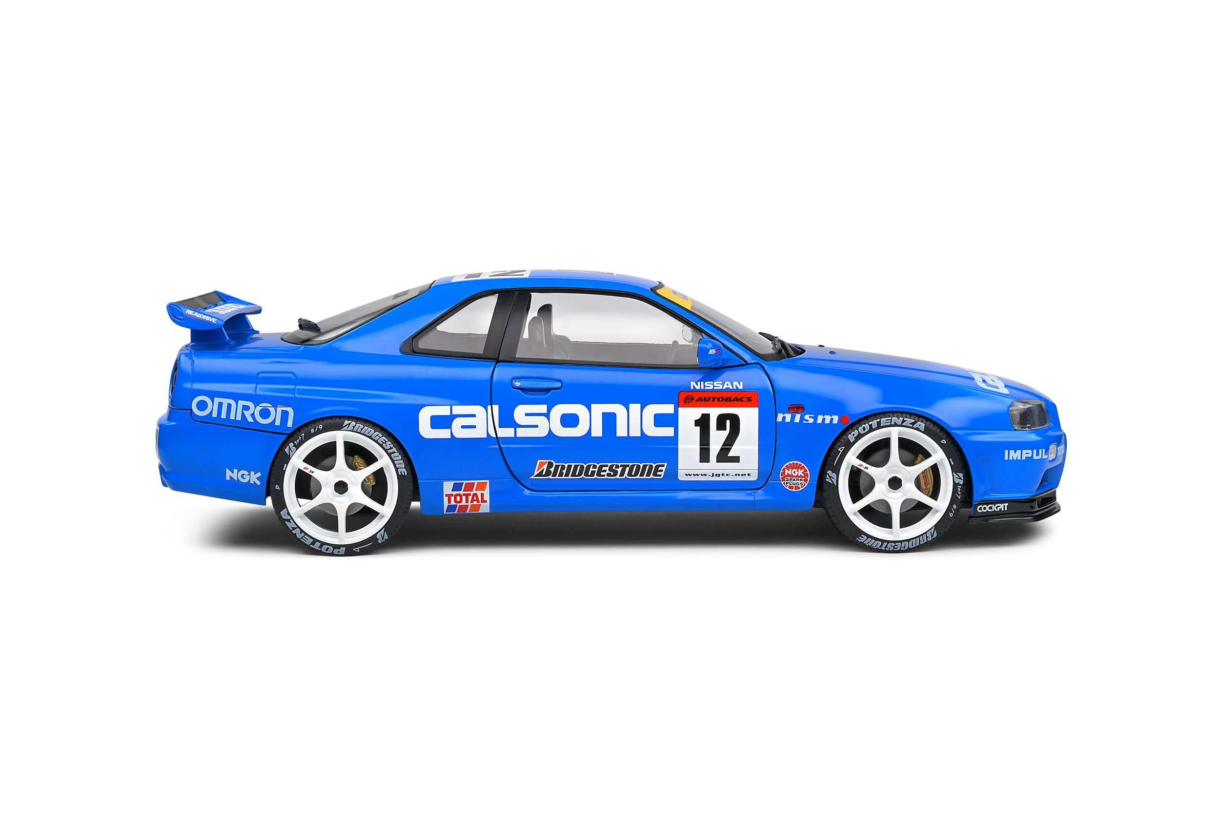 Nissan Skyline GT-R R34 Streetfighter Calsonic Blue Solido 1:18