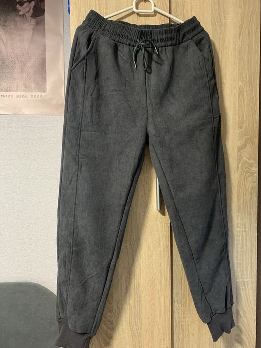 Штани рубчик на хутрі