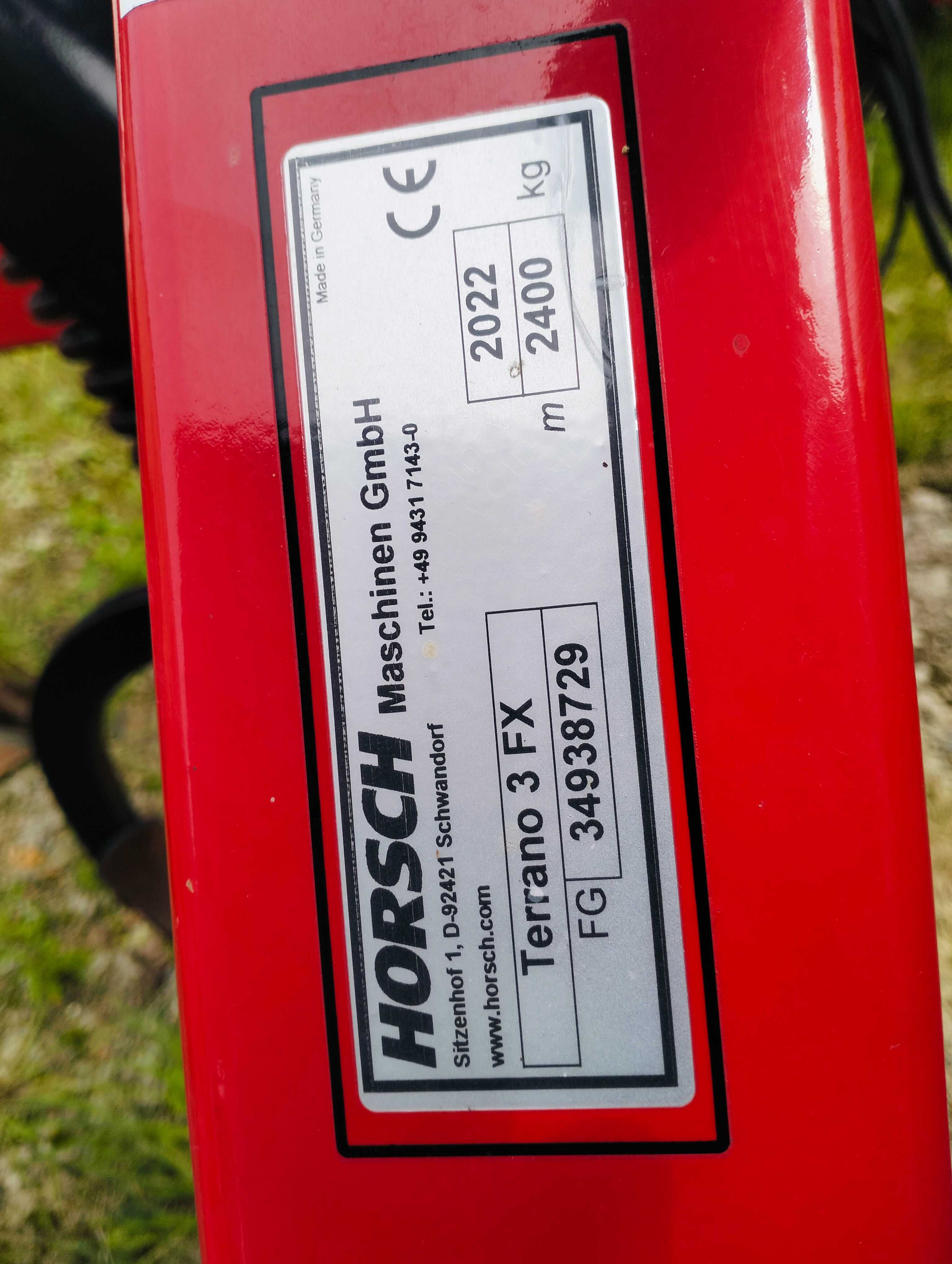 Agregat uprawowy Horsch Terrano 3 FX, Demo