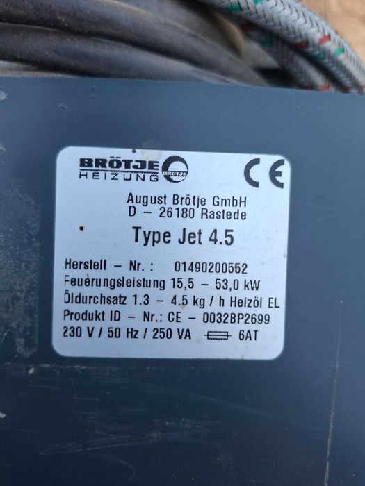 Palnik na olej opałowy Brötje