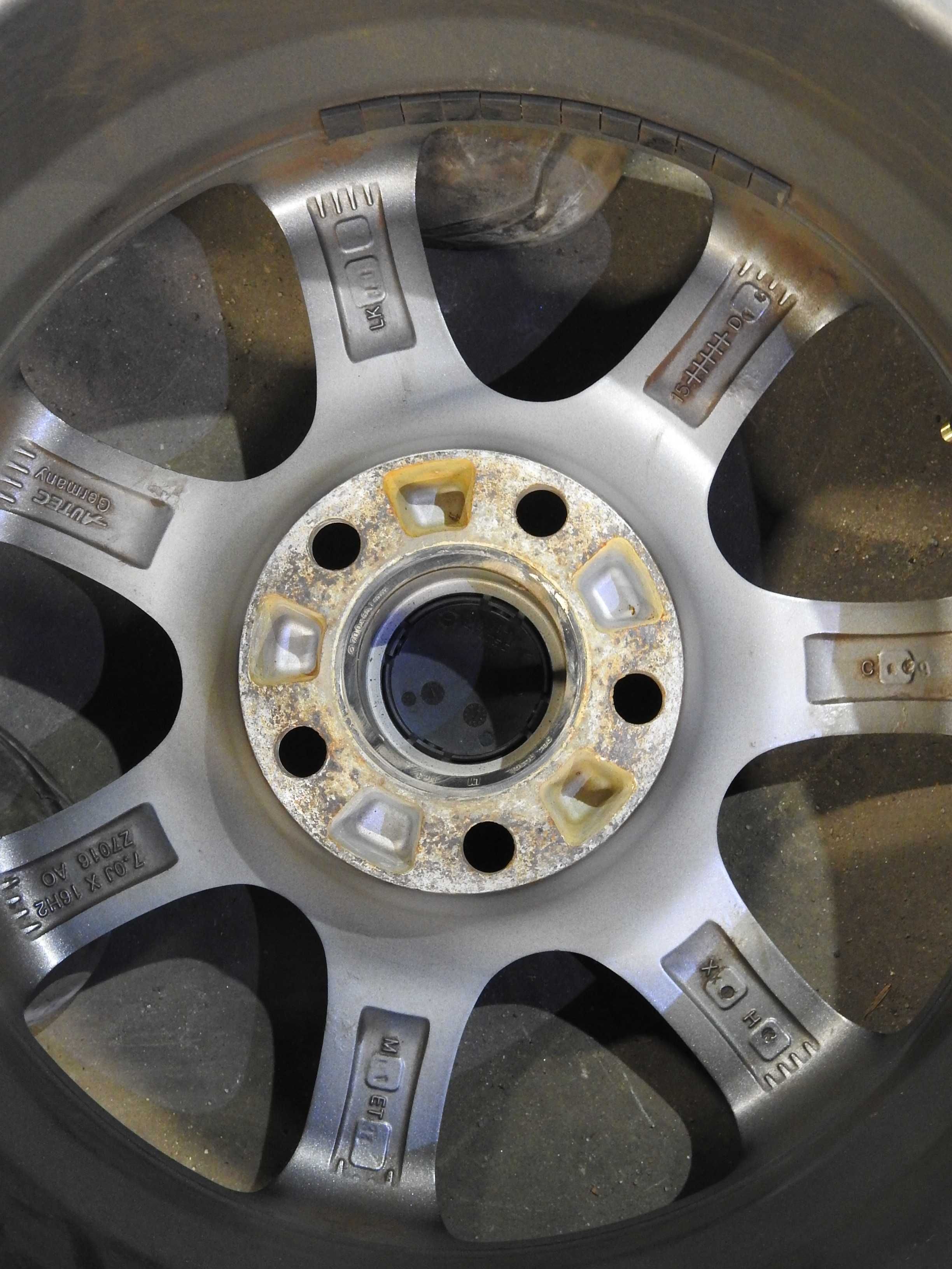 4xAlufelgi 16'' 5x110 7J ET 34 ALUTEC Germany Super Stan Kolor GRAFIT