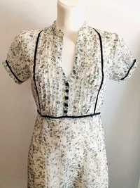 Delikatna sukienka letnia H&M rozm. 36 S zwiewny materiał na lato