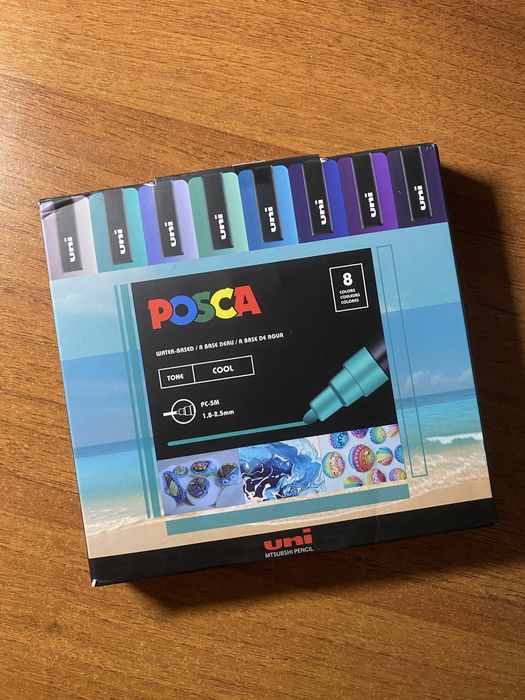 Акрилрві марекри POSCA PC-5M Японія