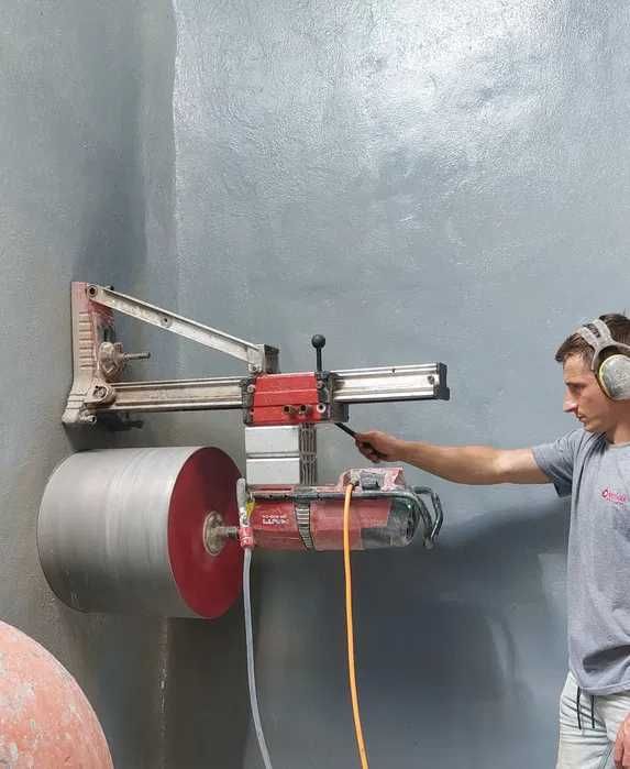 100% без пилу! Різка бетону Київ/ Алмазне буріння/ свердління отворів.