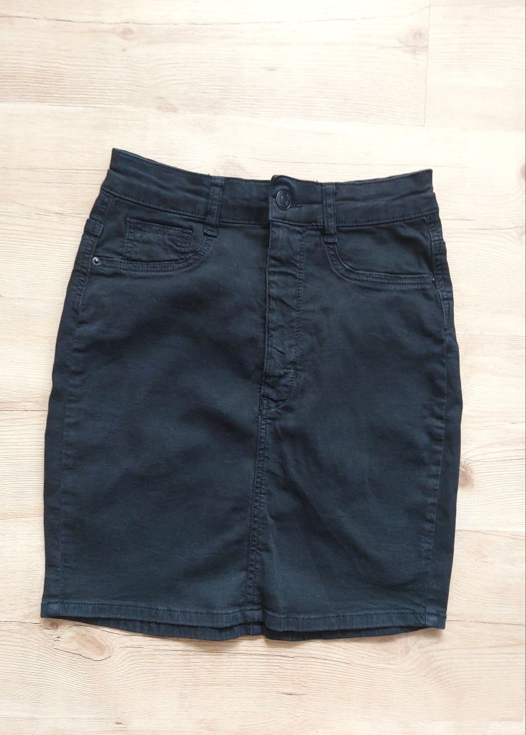 Spodnica czarna Gperfect jeans Molly M 38   Ginatricot