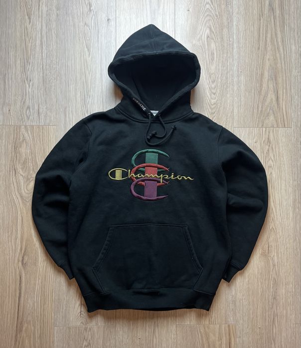 Supreme Champion Stacked C Bluza z kapturem Hoodie Designer Rap