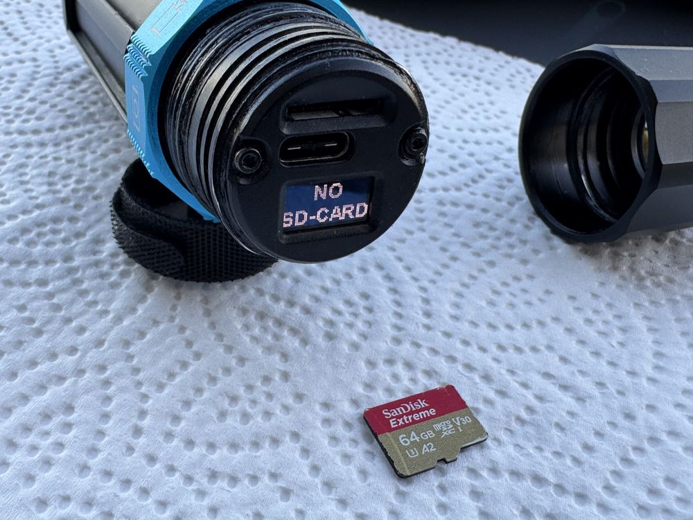 Camera de mergulho Paralenz