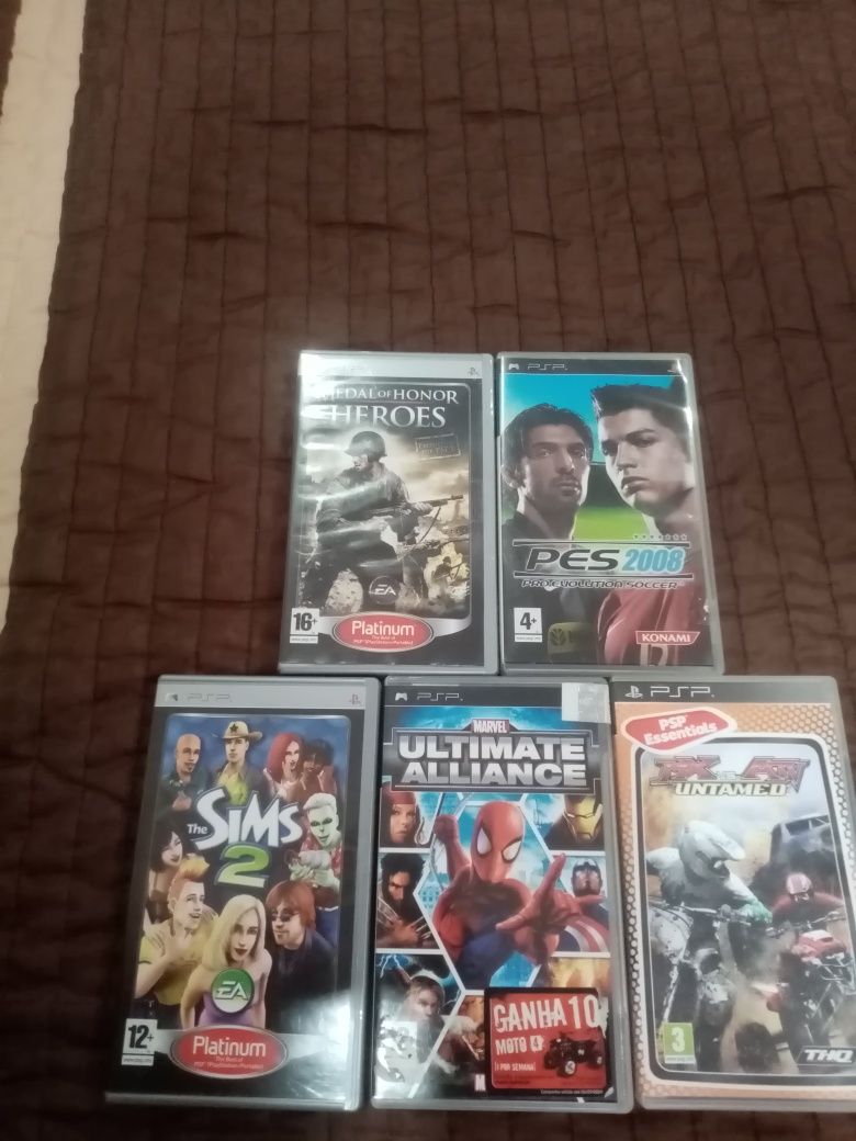 Jogos PSP e ps2.