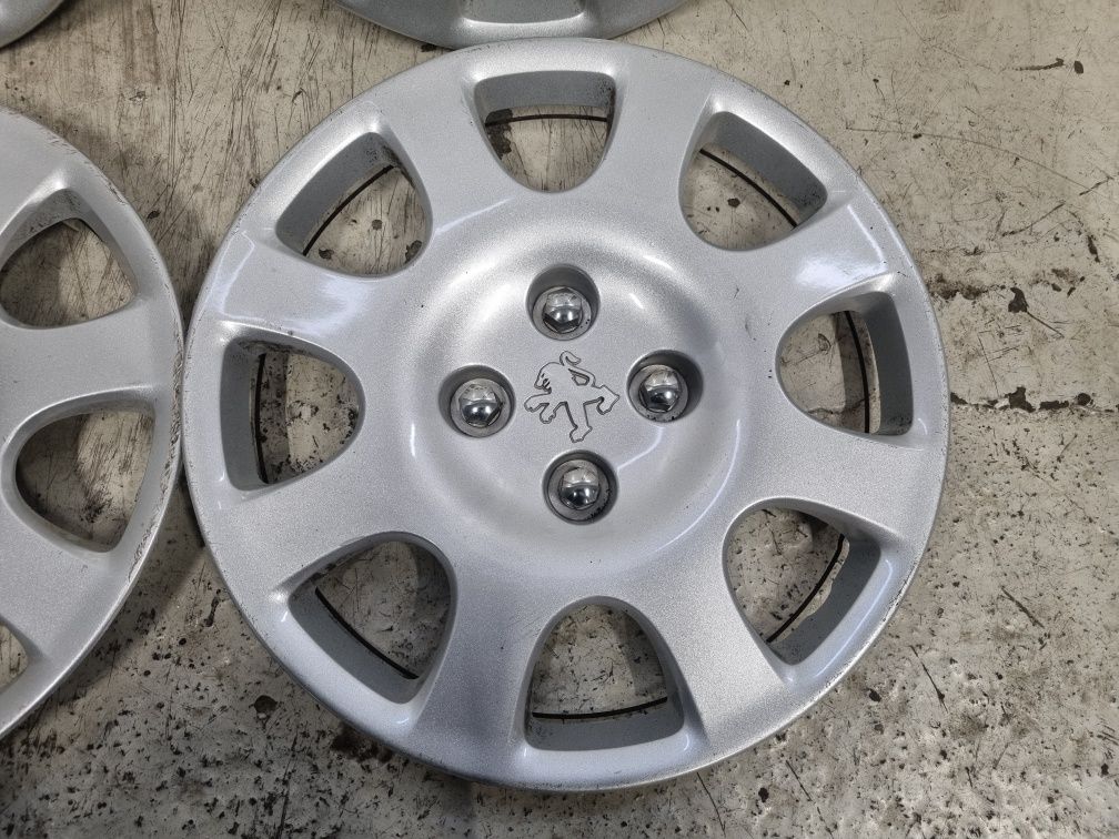 kołpaki peugeot 15" ORYGINALNE 4szt.