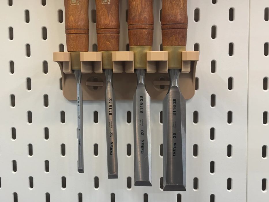 Suporte para Xispeiras Narex (4 unidades) no Painel Skadis IKEA