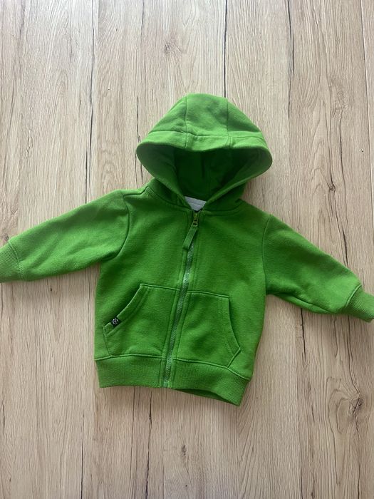 Bluza na zamek sweterek niemowlę chłopięca Reserved 68 zielona