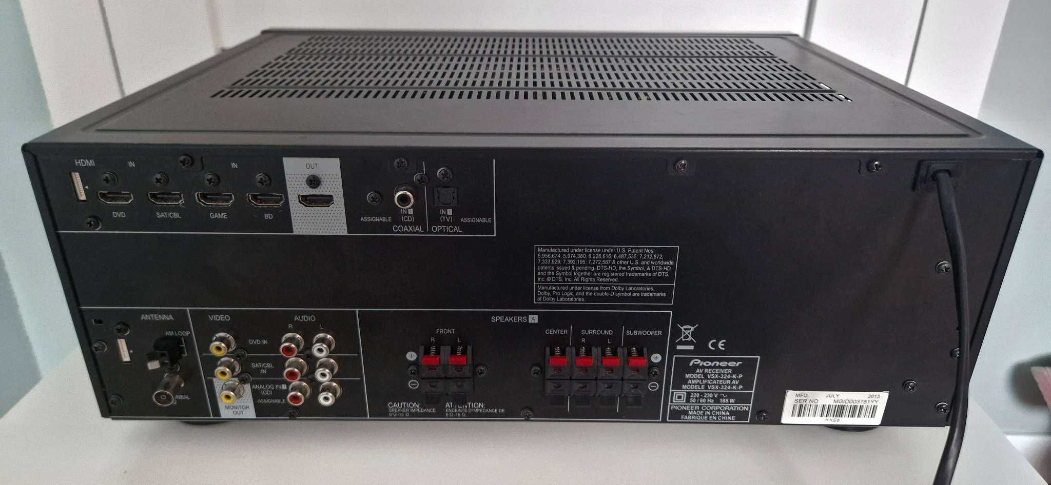 Pioneer VSX-324 bluetooth stereo analog, bez hdmi