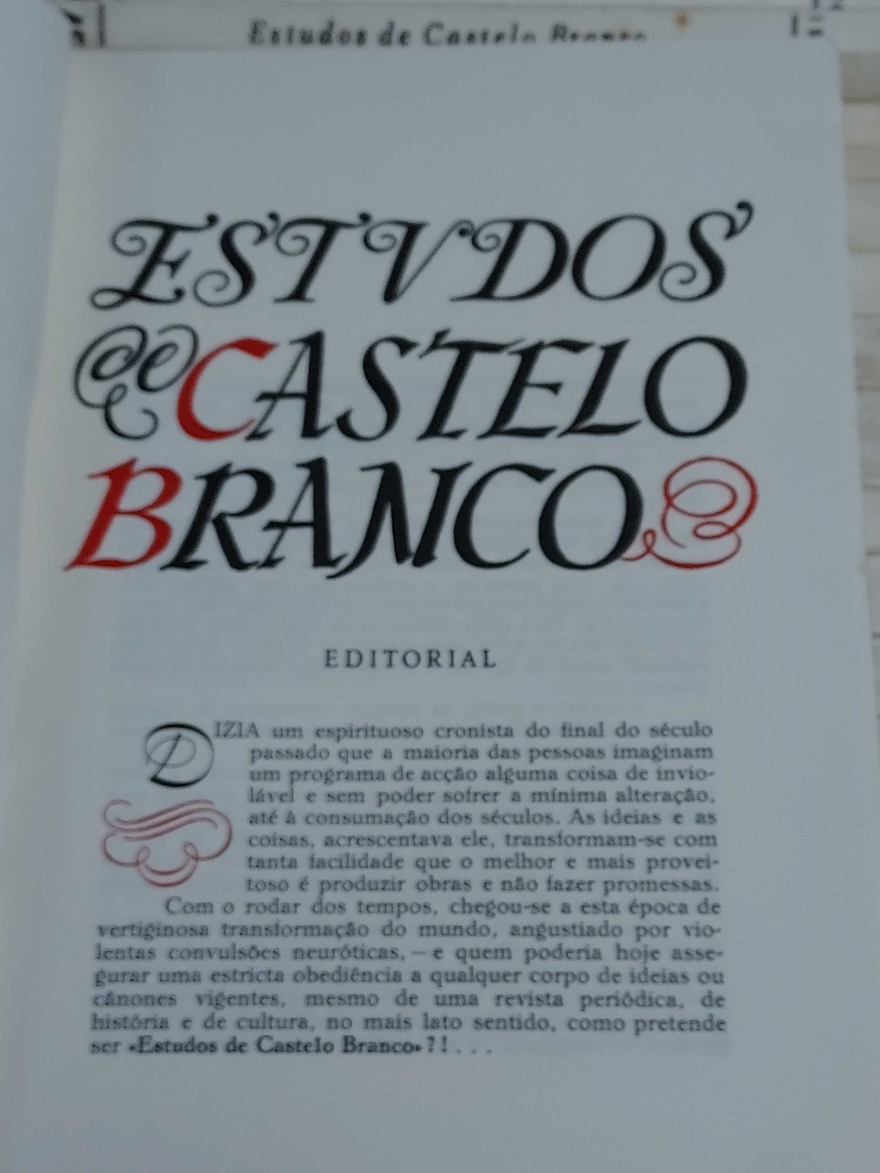 José Lopes Dias-Estudos de Castelo Branco-1961/1980