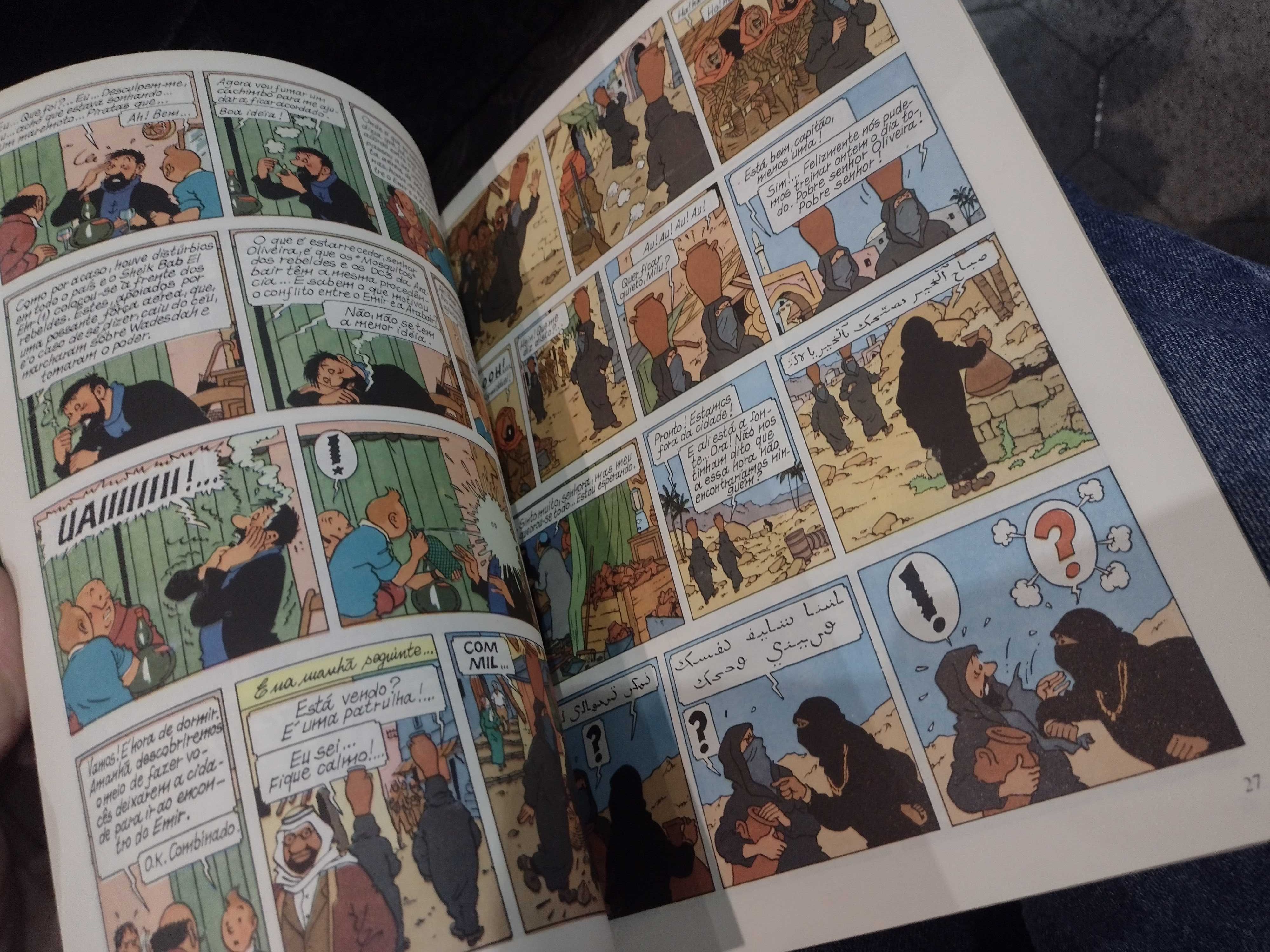 Tintim Perdidos no Mar "Record" "Hergé"