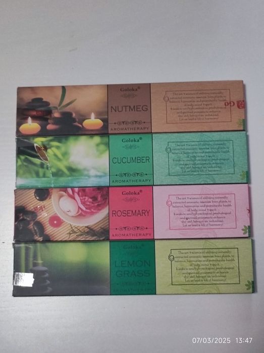 Vários incensos Disponíveis