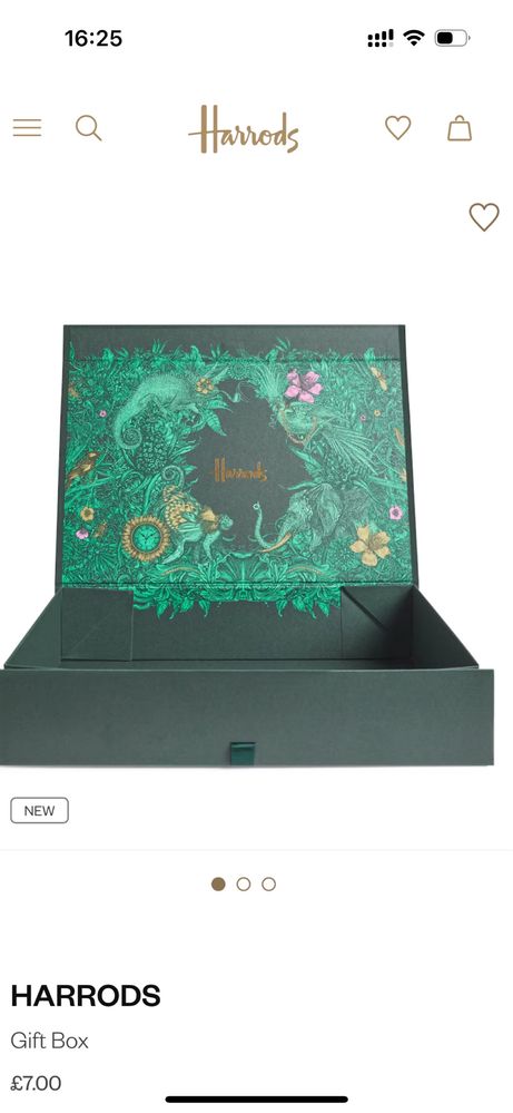Коробка Нова Harrods Оригінал