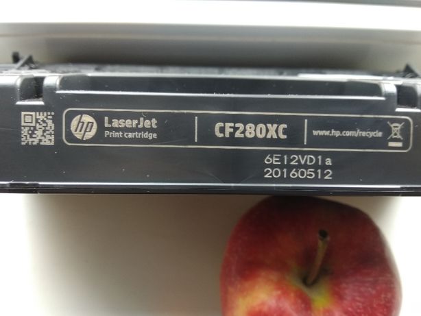 Картридж HP CF280Х оригинал первоход с краской, 6900 страниц