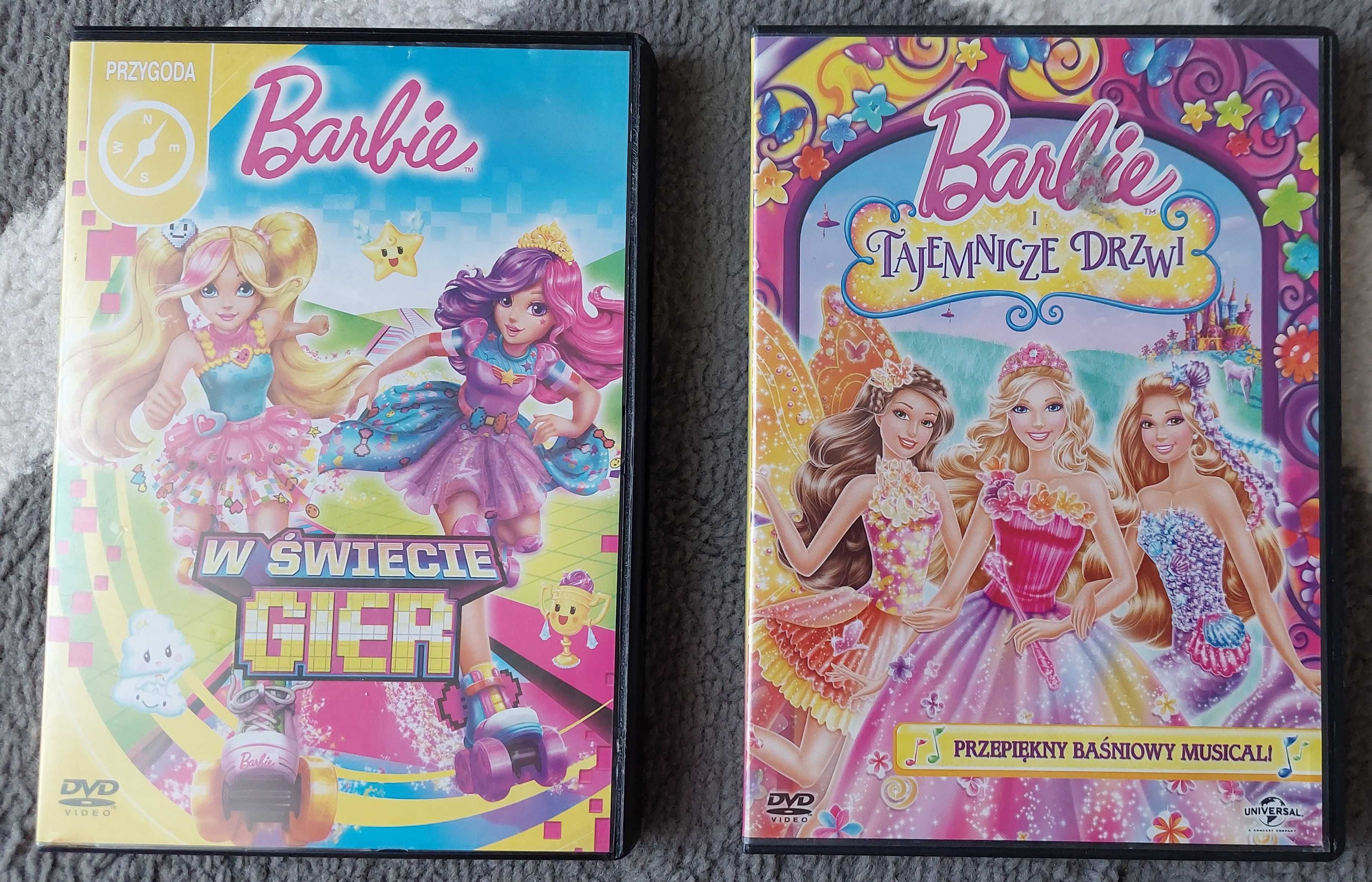 Barbie Tajemnicze Drzwi i Barbie w świecie gier - 2xDVD
