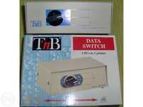 Data Switch p/ 1 Impressora e 2 PC's